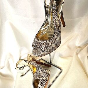 "BEBE" 100% Snakeskin Women's Heels